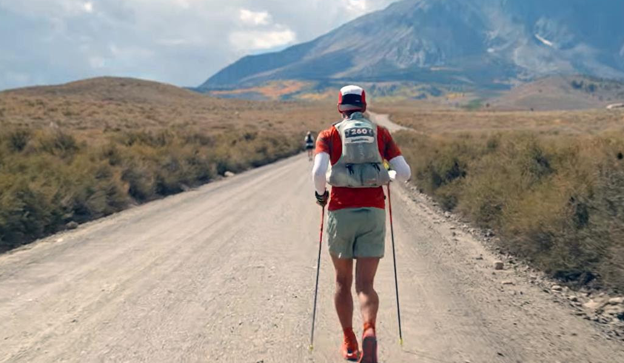 Jonathan Kuplack running an ultramarathon